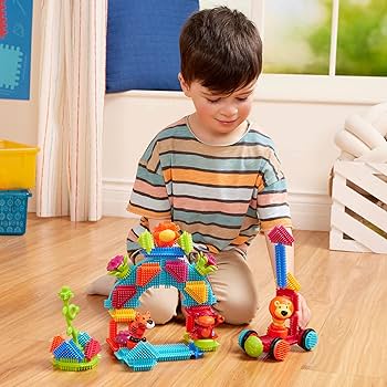 Amazon | Bristle Blocks ブリストルブロック 54ピース ブラシ型
